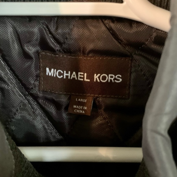 MICHAEL Michael Kors Wool Blend Military Coat Men’s Large - Picture 13 of 14